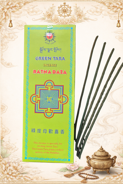 GREEN TARA | Tibetan incense | 80 sticks RATNA DAZA