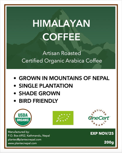 HIMALAYAN COFFEE 200g | Grounded Coffee | 100% Arabica | Medium roast
