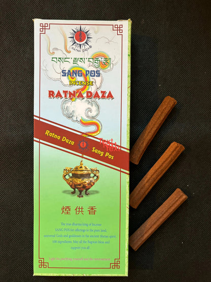 SANG POS | Sang offering incense | 108 ingredients | 17 sticks RATNA DAZA