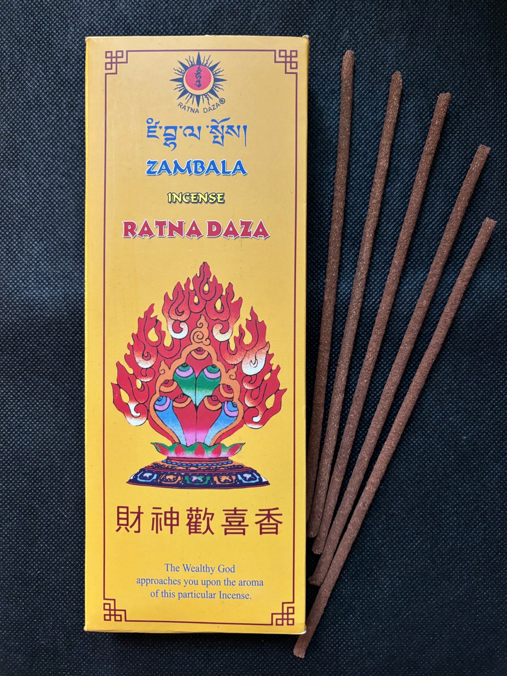 ZAMBALA | Tibetan incense | 80 sticks RATNA DAZA