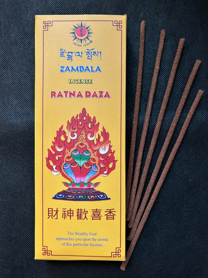 ZAMBALA | Tibetan incense | 80 sticks RATNA DAZA
